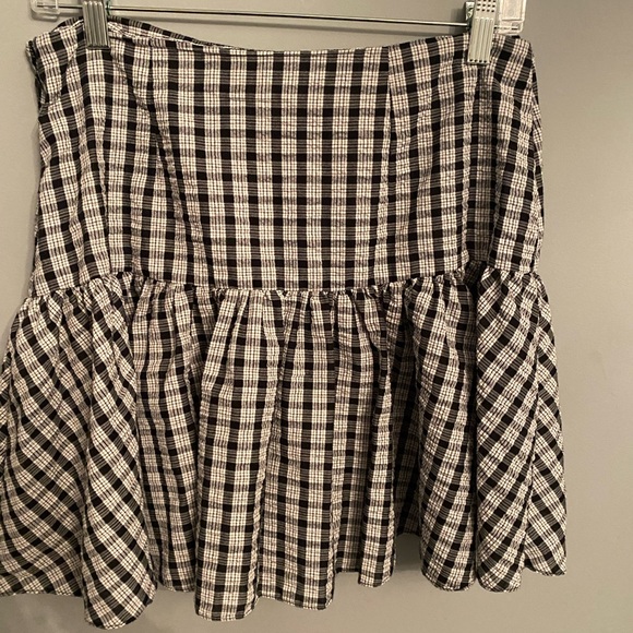 Gingham mini skirt - Picture 2 of 2